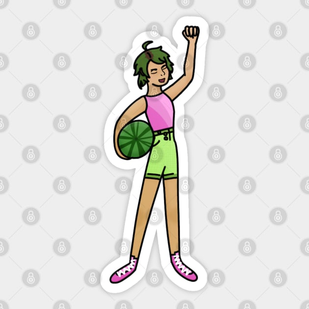 Alex Fierro likes Watermelons Sticker by ceolsonart